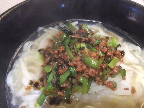 山椒の肉みそのせうどん